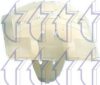 TRICLO 162488 Clip, trim/protective strip